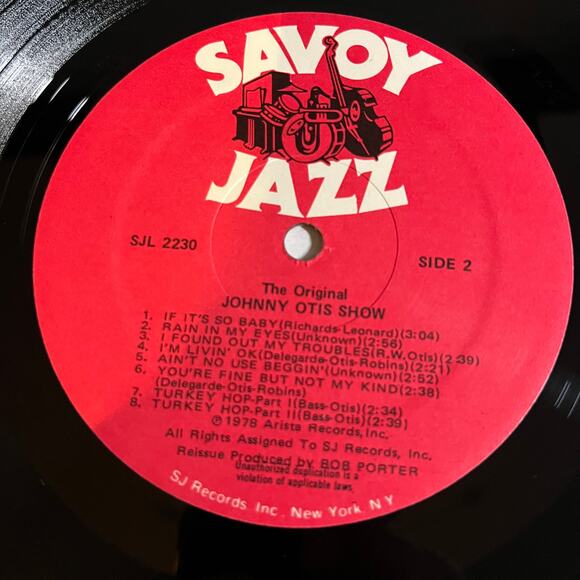 The Original Johnny Otis Show 2xVinyl LP 1978 Gatefold Savoy SJL 2230 - Picture 8 of 13